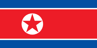 Korea Democratic Republic flag