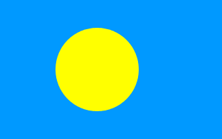 Palau (Republic of) flag